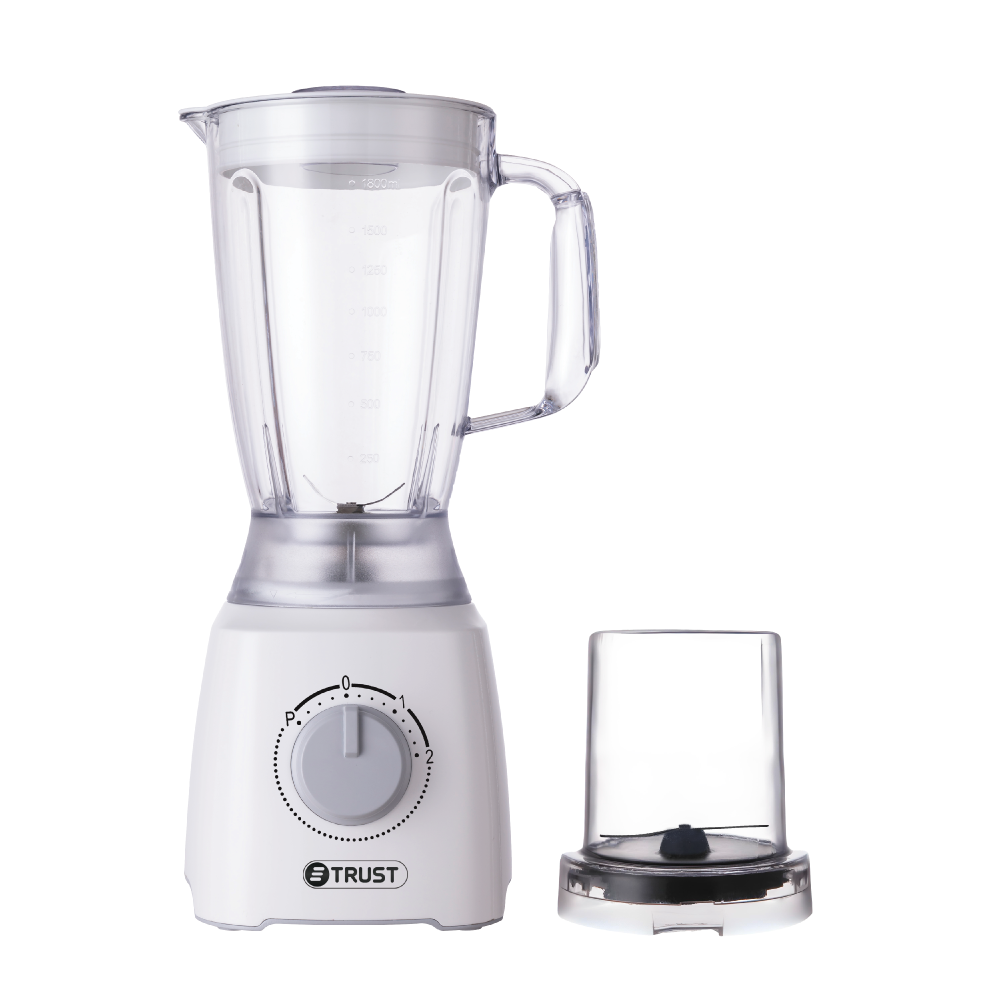 828928689428_193273529621 TRUST PLASTIC BLENDER WITH GRINDER 210-11320 - الصورة 1