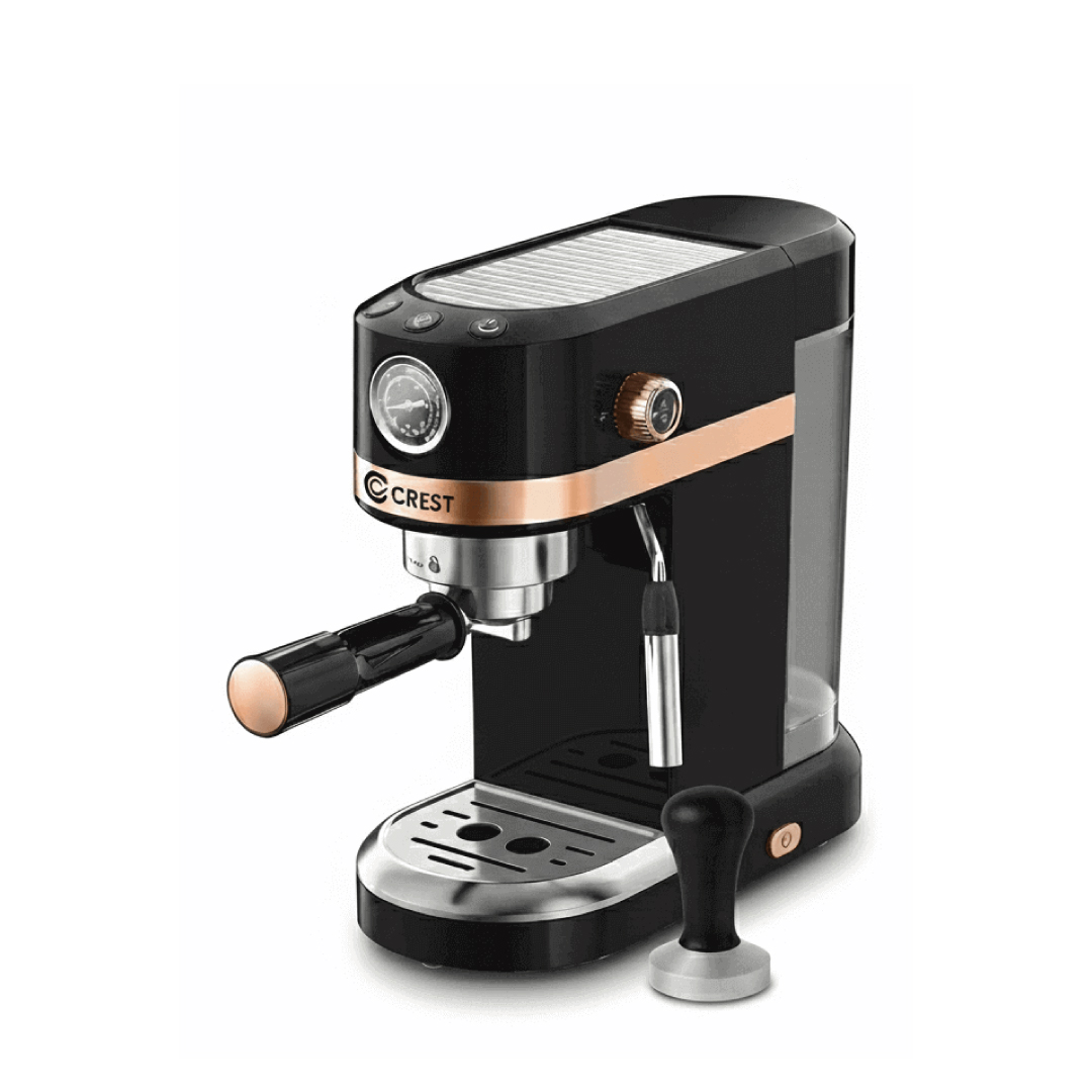 828928689577_193273529779 CREST Espresso Coffee Machine BLACK EM3102 - الصورة 1