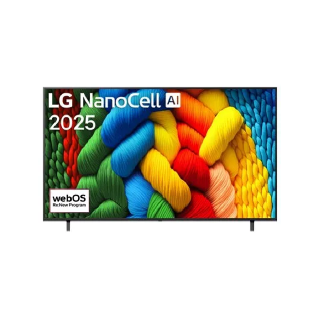 828928689634_193273529842 LG Television LED NanoCell 75NANO80A6A 75" Black - الصورة 1