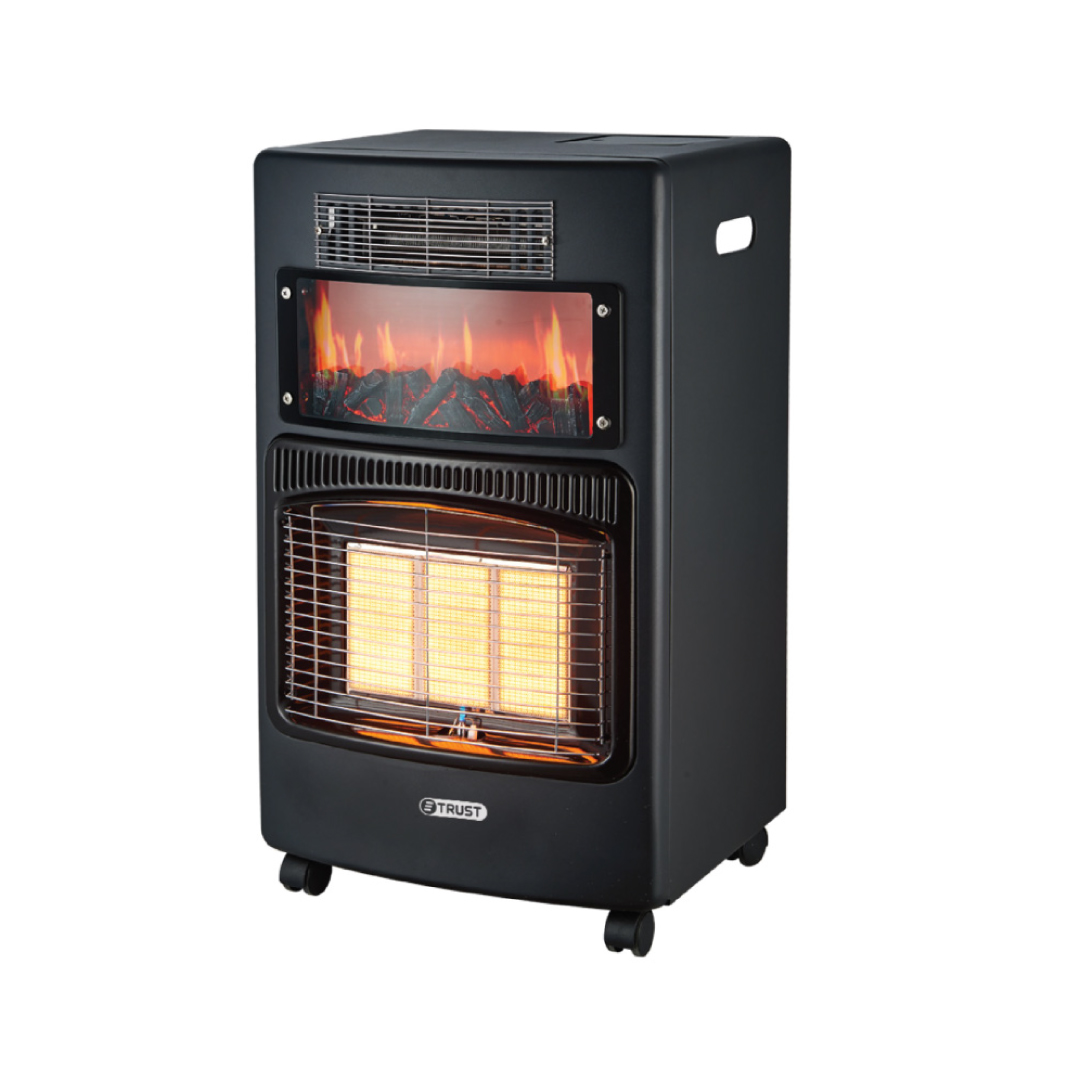 828928689744_193273529952 TRUST GAZ HEATER WITH FIREPLACE 230-31119 - الصورة 1